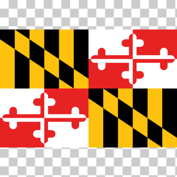 SVG Flag of Maryland vector image SVG Flag of Maryland vector image