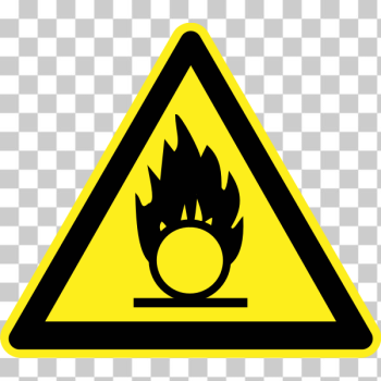 SVG Flammable hazard warning sign vector image SVG Flammable hazard warning sign vector image