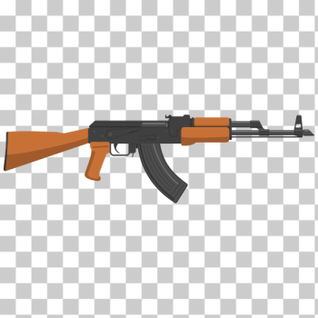 SVG Flat design AK47 SVG Flat design AK47