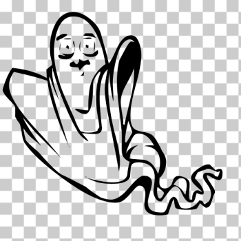 SVG Floating ghost vector drawing SVG Floating ghost vector drawing
