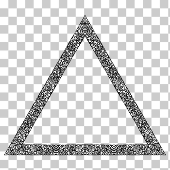 SVG Floral abstract triangle SVG Floral abstract triangle