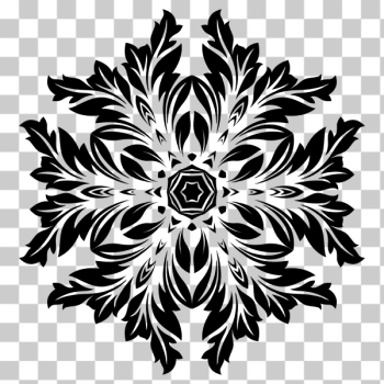 SVG Floral design silhouette