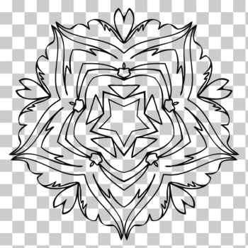 SVG Floral line art SVG Floral line art