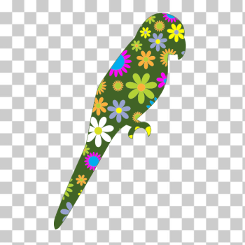 SVG Floral parrot SVG Floral parrot