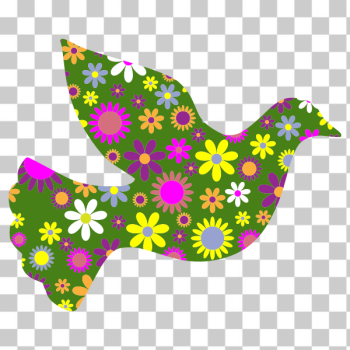 SVG Floral peace dove SVG Floral peace dove