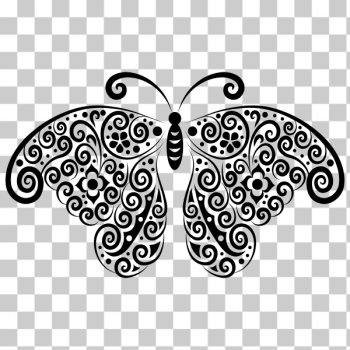SVG Flourish butterfly SVG Flourish butterfly