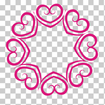 SVG Flower heart shapes SVG Flower heart shapes