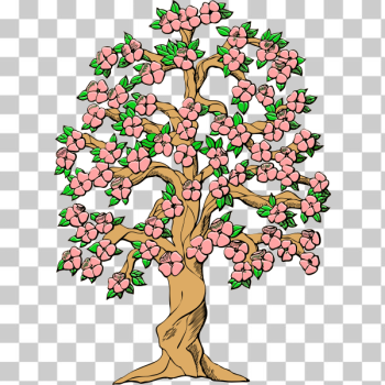 SVG Flowering tree SVG Flowering tree