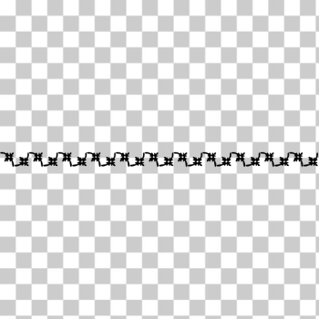 SVG Flowers Ornamental Border