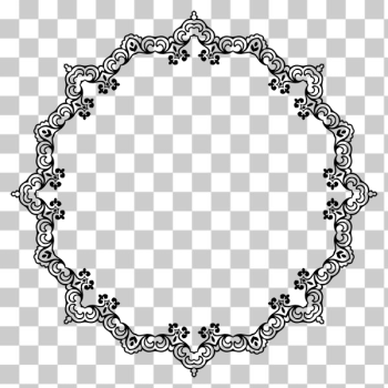 SVG Flowery black and white aura SVG Flowery black and white aura