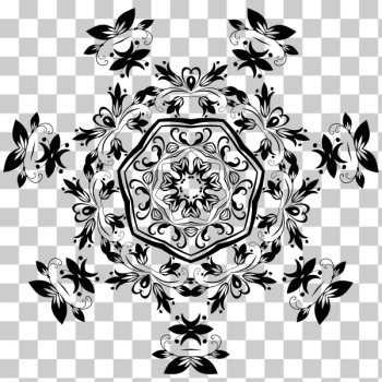SVG Flowery decorative design SVG Flowery decorative design
