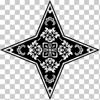 SVG Flowery star symbol SVG Flowery star symbol