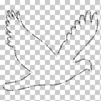 SVG Flying dove symbol SVG Flying dove symbol