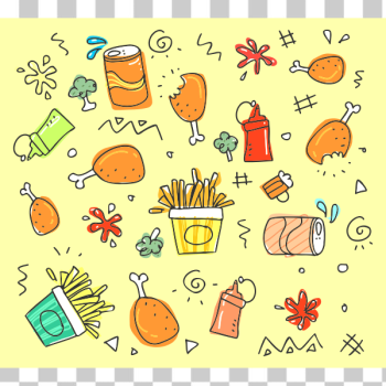 SVG Food and drink pattern SVG Food and drink pattern