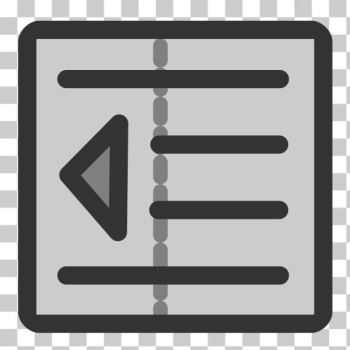 SVG Format increase indent icon SVG Format increase indent icon