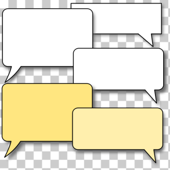 SVG Four talking bubbles SVG Four talking bubbles