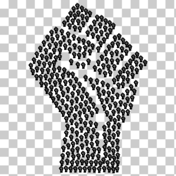 SVG Fractal fist icon SVG Fractal fist icon
