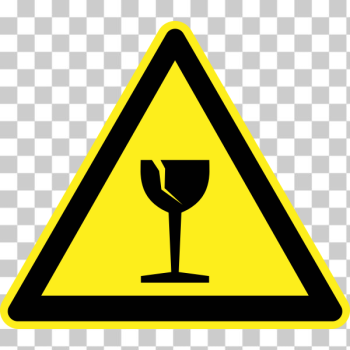 SVG Fragile item warning sign vector image SVG Fragile item warning sign vector image