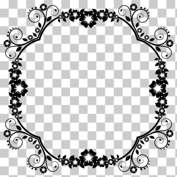 SVG Frame with flowers SVG Frame with flowers