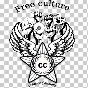 SVG Free culture badge