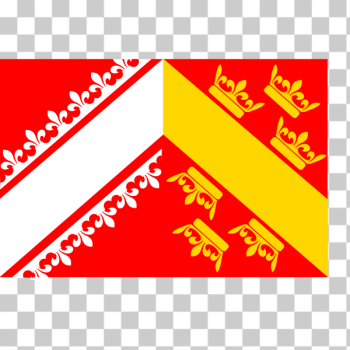 SVG French Alsace region flag vector image SVG French Alsace region flag vector image