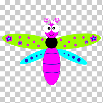 SVG Friendly Cartoon Dragonfly SVG Friendly Cartoon Dragonfly
