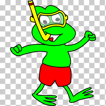 SVG Frog on the beach SVG Frog on the beach