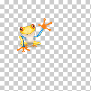 SVG Frog saying hi SVG Frog saying hi