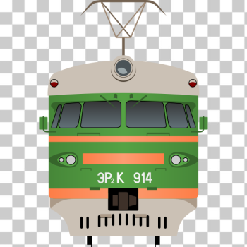 SVG Front view of a train SVG Front view of a train