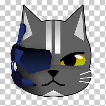 SVG Futuristic Cat SVG Futuristic Cat