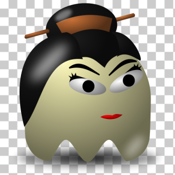 SVG Game baddie geisha vector image SVG Game baddie geisha vector image