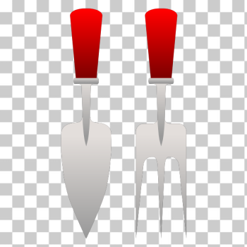 SVG Gardening fork and trowel SVG Gardening fork and trowel