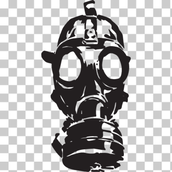 SVG Gas mask monochrome SVG Gas mask monochrome