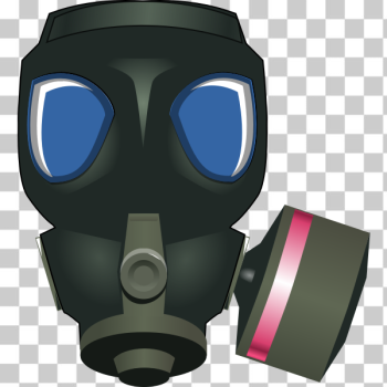 SVG Gas mask vector image SVG Gas mask vector image