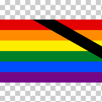 SVG Gay memory flag SVG Gay memory flag