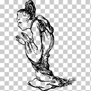 SVG Geisha image
