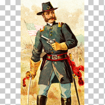 SVG General with revolver SVG General with revolver