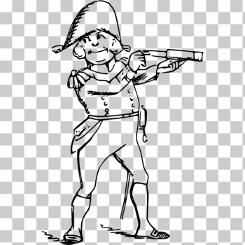 SVG Genral with spyglass SVG Genral with spyglass