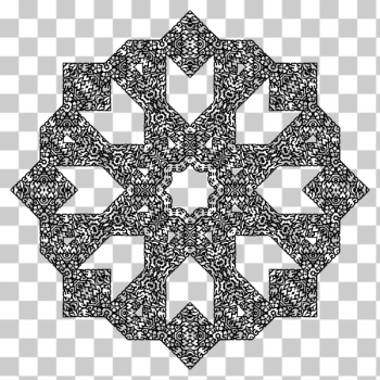SVG Geometric and floral frame SVG Geometric and floral frame