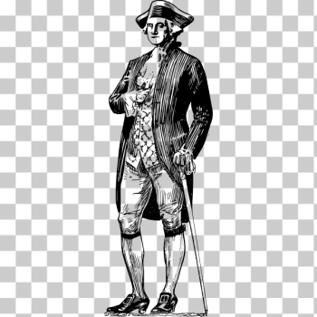 SVG George Washington standing SVG George Washington standing