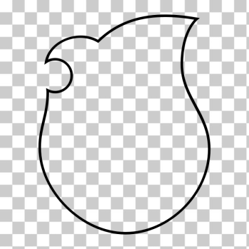 SVG German Shield Contour Image SVG German Shield Contour Image