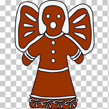 SVG Gingerbread angel SVG Gingerbread angel