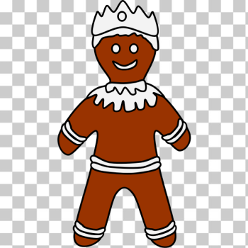 SVG Gingerbread cookie in male shape SVG Gingerbread cookie in male shape