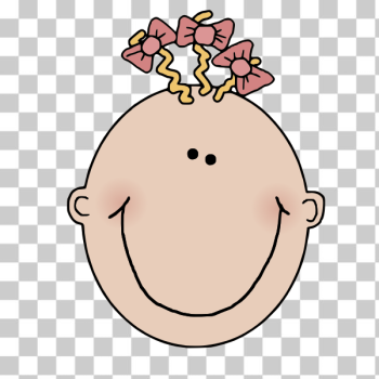 SVG Girl face caricature SVG Girl face caricature