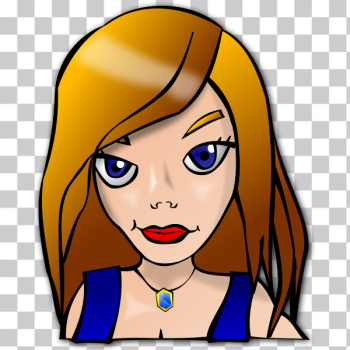 SVG Girl face with a necklace vector graphics SVG Girl face with a necklace vector graphics