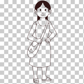 SVG Girl from coloring book SVG Girl from coloring book