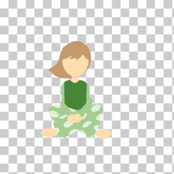 SVG Girl in pajamas SVG Girl in pajamas