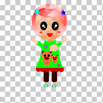 SVG Girl with pigs SVG Girl with pigs