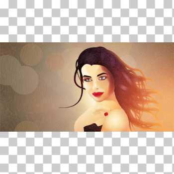 SVG Glam girl portrait SVG Glam girl portrait