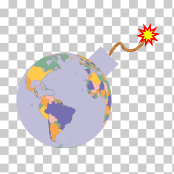 SVG Globe bomb SVG Globe bomb